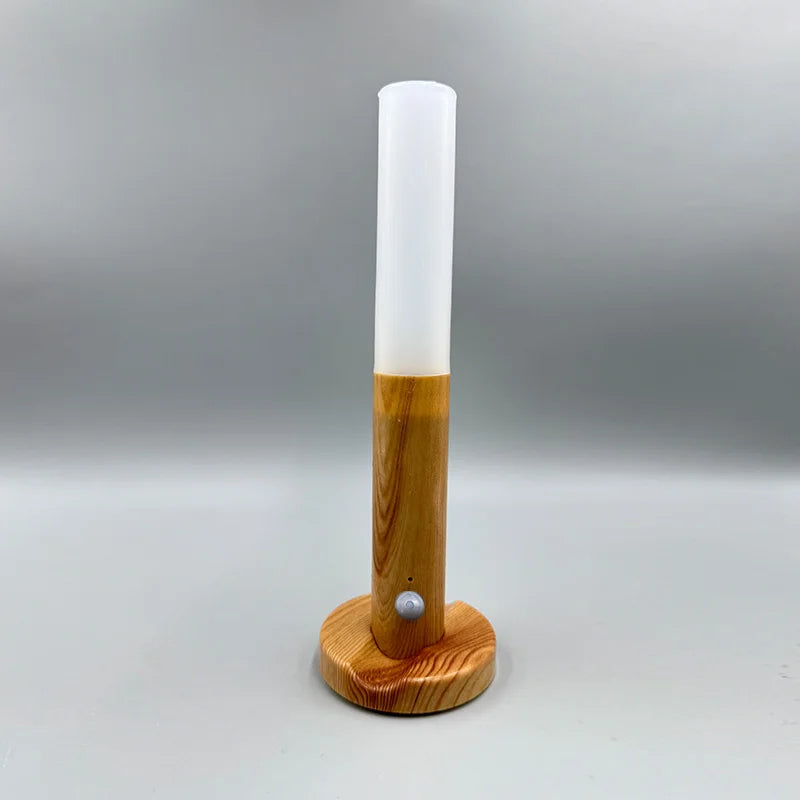 Night Light Motion Sensor Night Lights Rechargeable Wall Sconces Magnetic Wall Lights Wooden Wall Lighting for Bedroom Stair