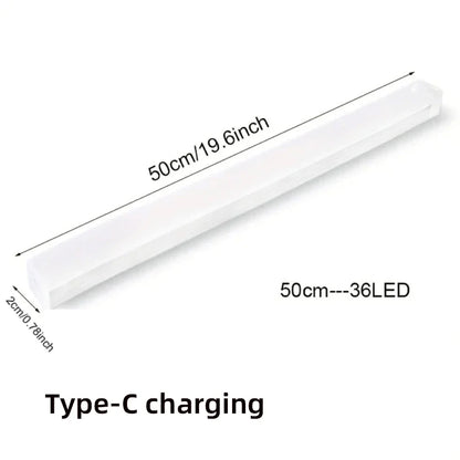 Motion Sensor Lamp Night Light Wireless LED USB Type C Rechargeable Lamp for Kitchen Cabinet Bedroom Wardrobe Staircase Lighting