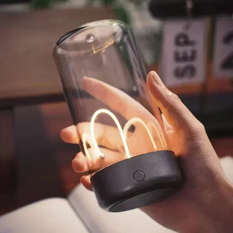 Portable quantum wire ambient magnetic light Type-C charging, eye protection function, bedroom, study, camping, Christmas gift