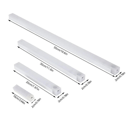 Motion Sensor Lamp Night Light Wireless LED USB Type C Rechargeable Lamp for Kitchen Cabinet Bedroom Wardrobe Staircase Lighting